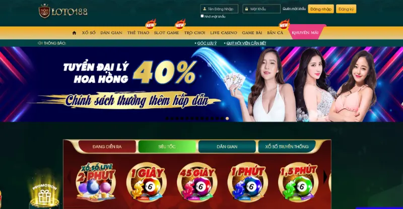 Khuyến mãi LOTO188 thu hút người mới