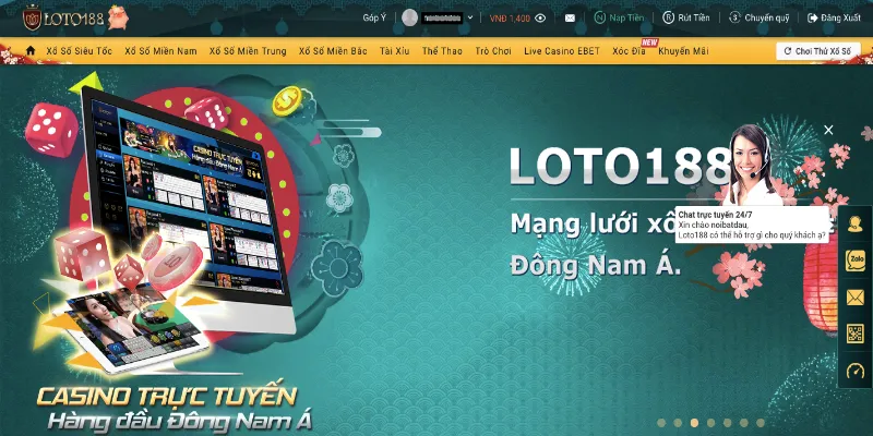 Lưu ý khi nạp tiền Loto188